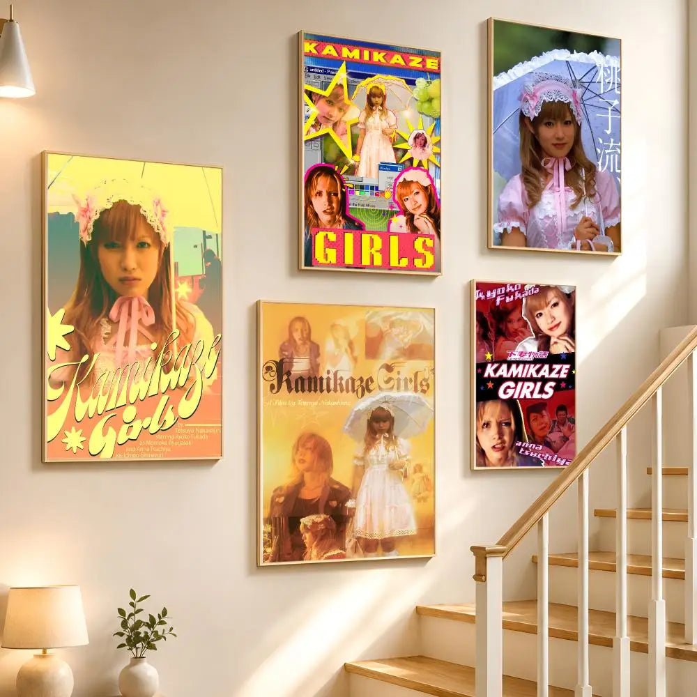 Kamikaze Girls Movie Poster Waterproof PVC Wall Sticker Wall Sticker Poster Axl