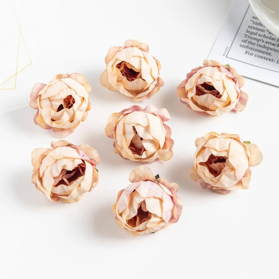 Pink Silk Peony Buds 10/50 Pcs – Artificial Flowers for Crafts Artificial Silk Flowers Axl color 10 50 pieces