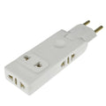 4-in-1 EU Wall Socket Adapter | 180° Rotatable Plug Converter Socket Plug Adapter Axl White
