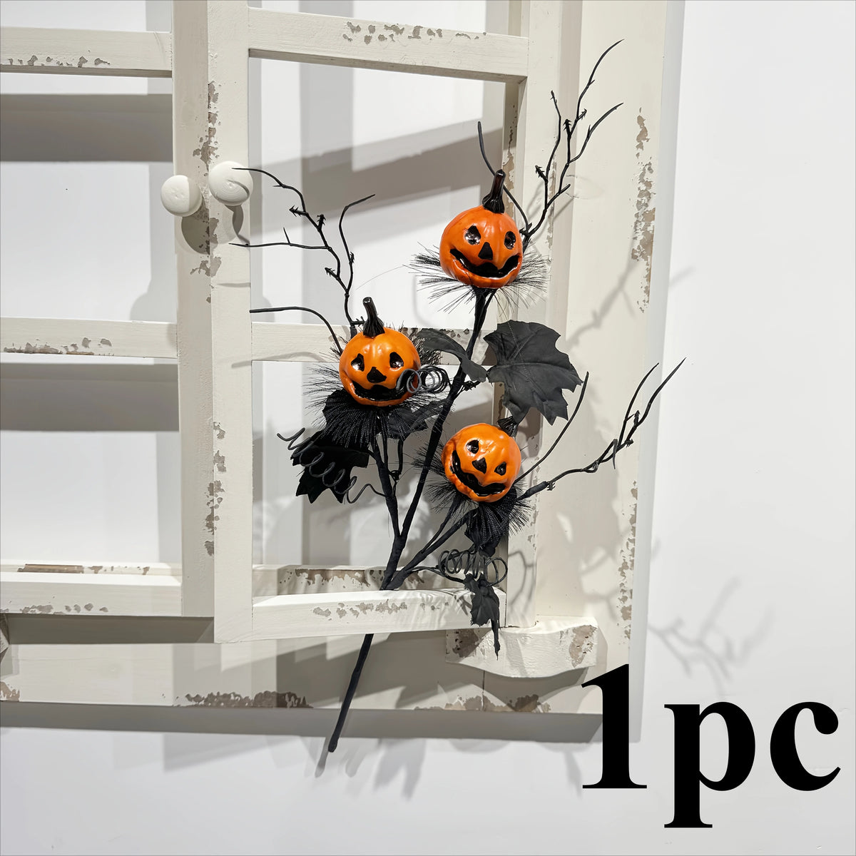 Halloween Artificial Pumpkin Bouquet – Spooky Plastic Decor Halloween Pumpkin Decor Axl South Pumpkin-1pc