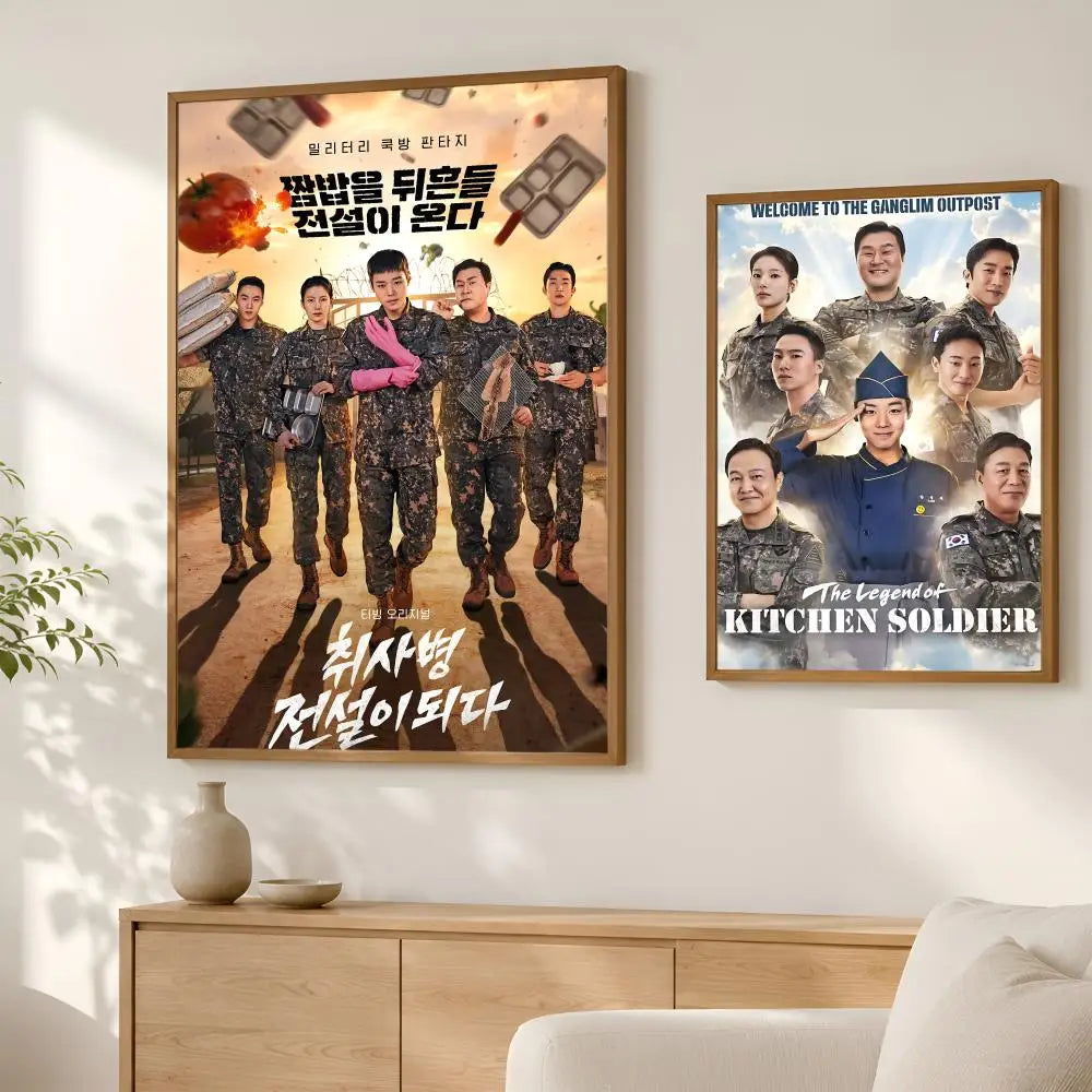 Legend of Kitchen Soldier Self-Stick HD Wall Art Poster Wall Art Poster Axl