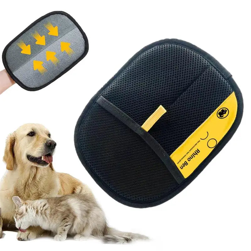 Pet Hair Remover Gloves – Silicone Grooming Mitts for Cats & Dogs Pet Grooming Glove Axl