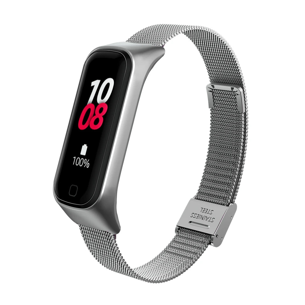 Stainless Steel Band for Samsung Galaxy Fit 2 R220 | Metal Strap Smart Watch Band Axl
