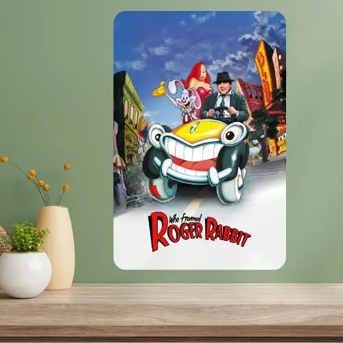 Who Framed Roger Rabbit Classic Movie Metal Poster Sign Metal Wall Sign Axl aluminum sign aluminum 40x30cm