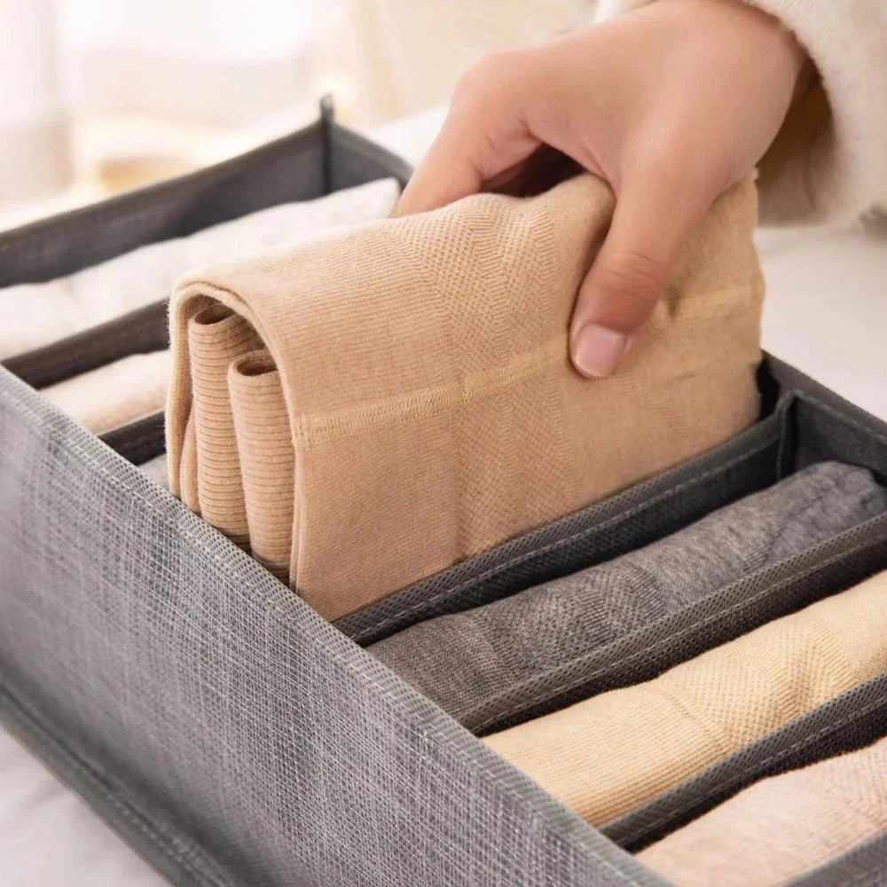 Foldable Drawer Organizer Boxes – Clothes, Socks & Bra Storage Clothing Storage Organizer Axl