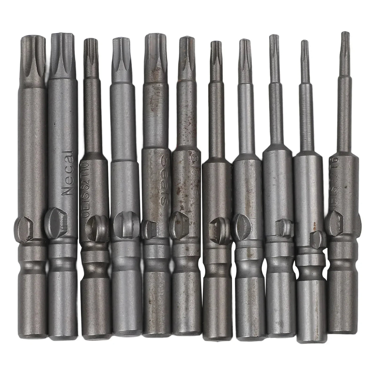 Torx Screwdriver Bit Set T5–T30 | 6mm Round Shank 6 & 11 Pc Screwdriver Bit Set Axl