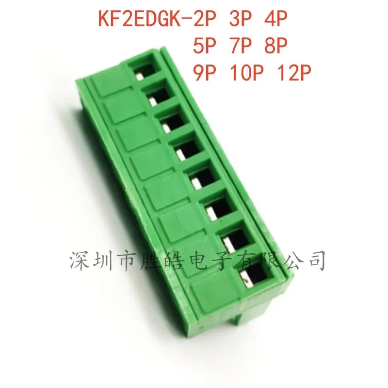 10PCS KF2EDGK 5.08mm Plug-In Terminal Block 2P–12P PCB Terminal Block Axl 7P