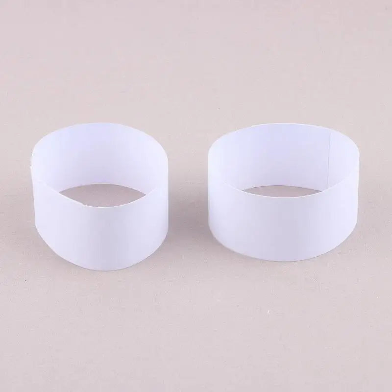 100 Pcs Self-Adhesive Cash Bands – White Money Wrapper Straps Cash Wrapper Bands Axl
