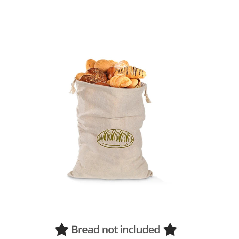 Reusable Linen Bread Bags – Sourdough & Homemade Bread Storage Linen Bread Bag Axl 40x30cm A