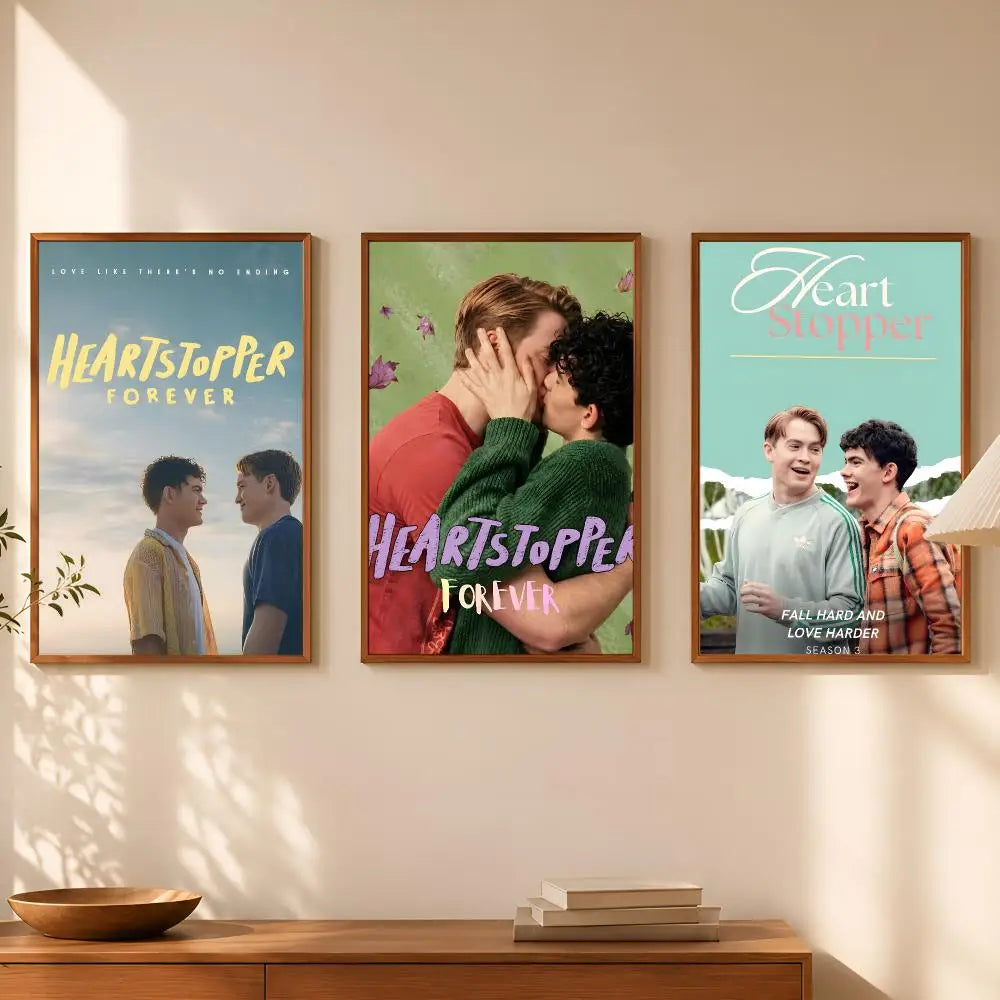 Heartstopper Series H Self-Stick HD Wall Art Poster – Waterproof Wall Art Poster Axl