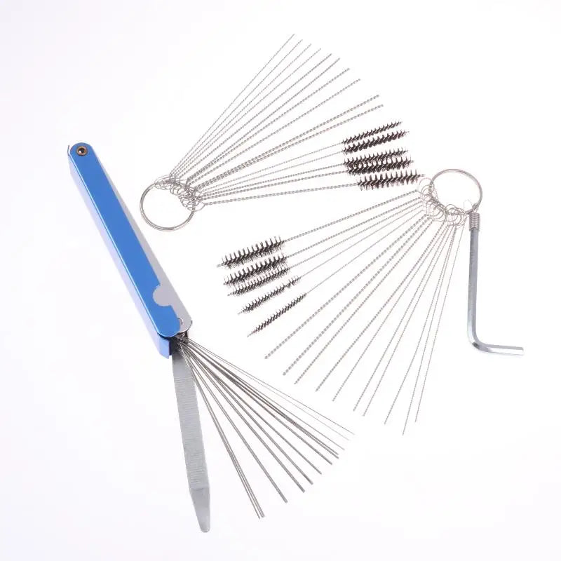 Carburetor Cleaning Kit – Jet Needles & Brushes for Engines Carburetor Cleaning Kit Axl
