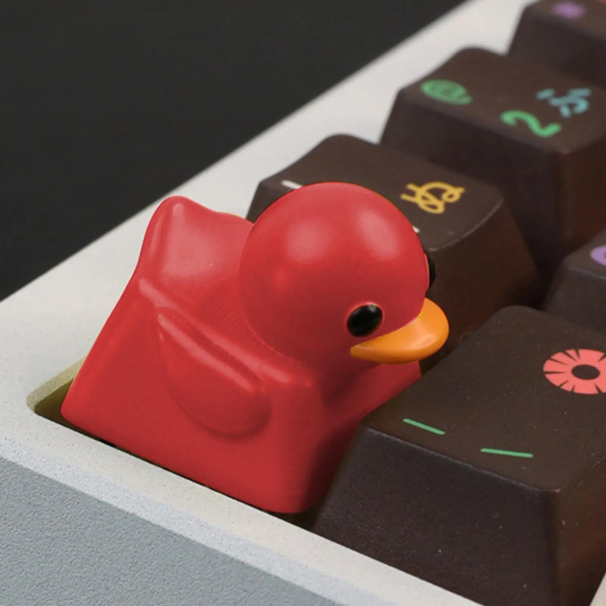 Cartoon Duck Resin Keycap | Cute Mechanical Keyboard Decor Novelty Keycap Axl