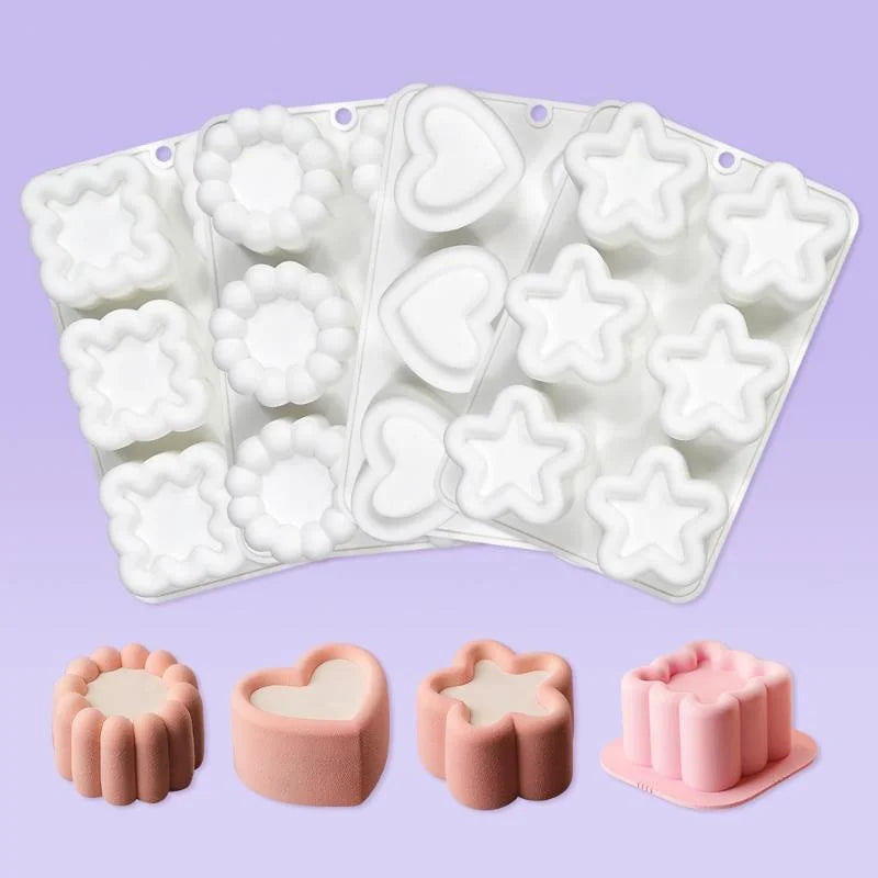Silicone Cake Molds – Mousse, Jelly, Pudding & Candle Shapes Silicone Baking Mold Axl