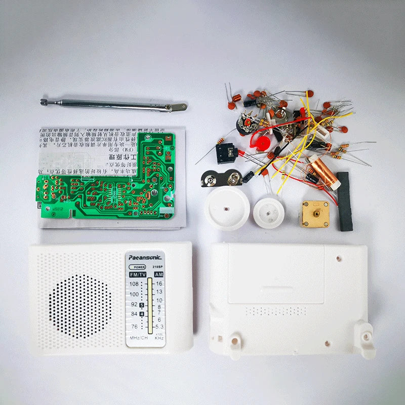 DIY FM AM Radio Kit CF210SP – Soldering Practice Circuit Board DIY Electronics Kit Axl