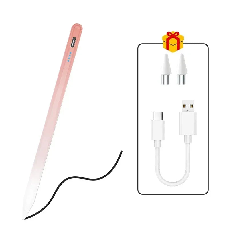 Universal Active Stylus Pen | 6ms Touch Screen Drawing Pen Active Stylus Pen Axl Gradient Pink