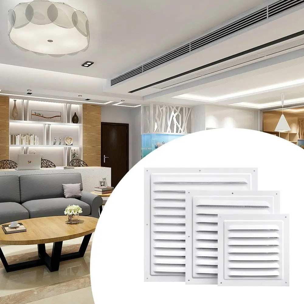 Aluminum Square Air Vent Grille Cover with Insect Screen Air Vent Grille Cover Axl