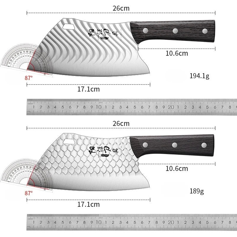 PLYS Forged Chef's Slicing Knife – Sharp Stainless Steel Blade Chef's Slicing Knife Axl