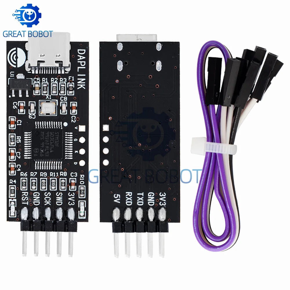 BS DAPLINK STM32 Burner Downloader Emulator for ARM & Arduino Debug Programmer Adapter Axl