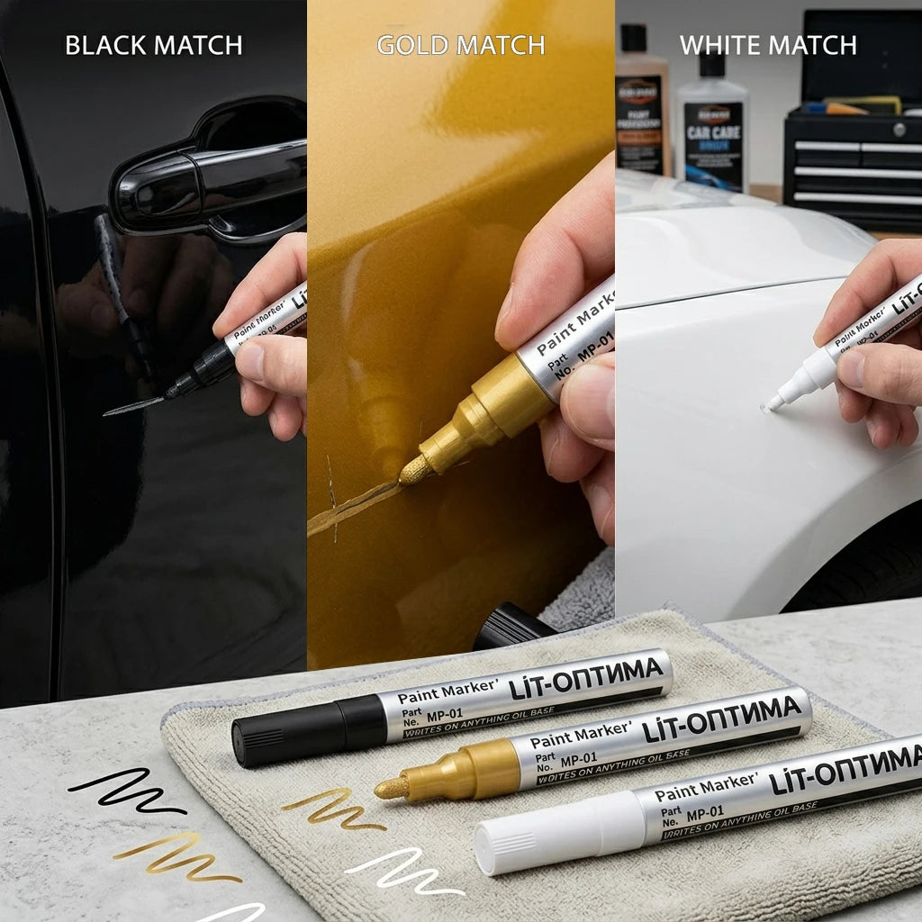 Stone Inscription Restoration Pen – 3pc Weatherproof Gold Marker Stone Restoration Pen Axl