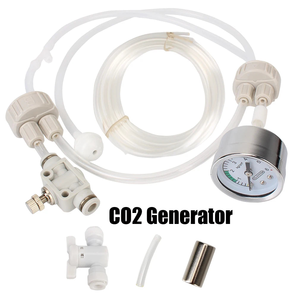 DIY CO2 Generator Kit for Aquarium – Planted Tank CO2 Diffuser Aquarium CO2 Kit Axl
