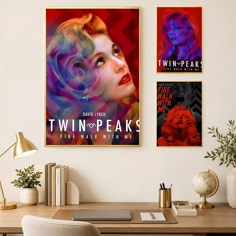 Twin Peaks Wall Poster – Self-Stick HD Waterproof Wall Art Wall Art Poster Axl