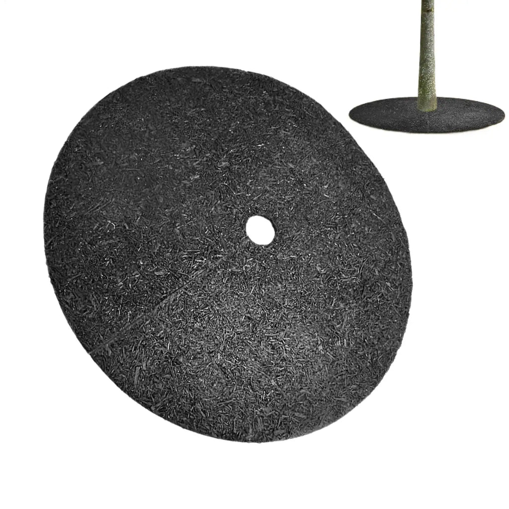 Non-Woven Tree Mulch Ring | Reusable Weed Barrier Mat Weed Barrier Mat Axl