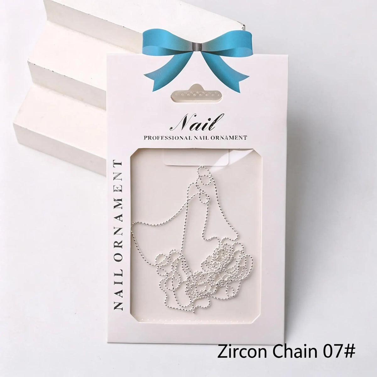 Crystal Rhinestone Cup Chain for Nail Art – Cuttable DIY Manicure Nail Art Chain Axl 07 1mm