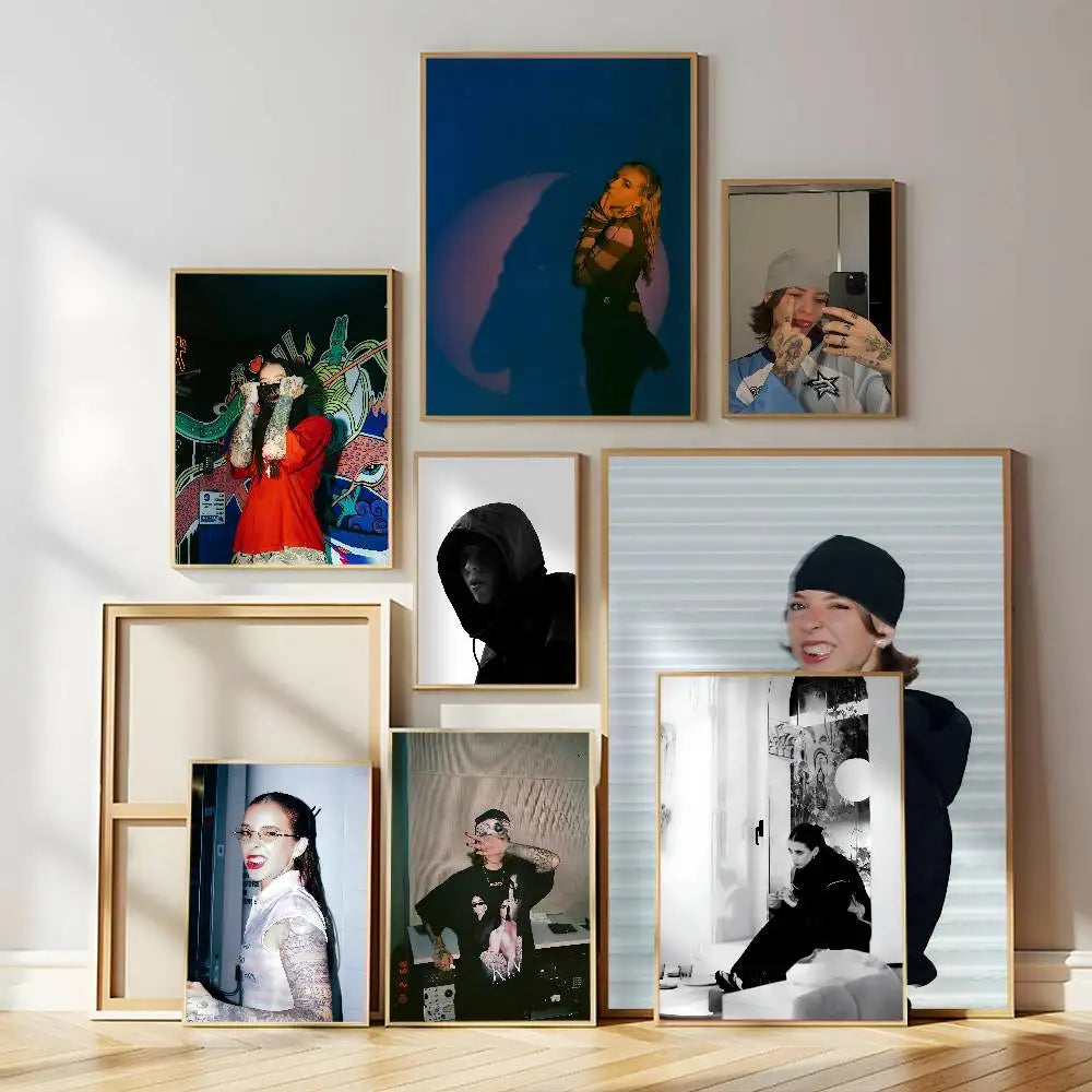 Young Miko Self-Adhesive Wall Poster – Waterproof Mural Sticker Wall Art Poster Axl
