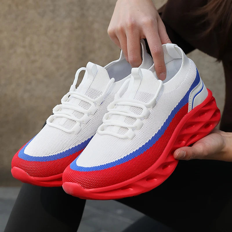 Women's Breathable Mesh Jogging Sneakers – Lightweight Tennis Shoes Women's Athletic Shoes Axl