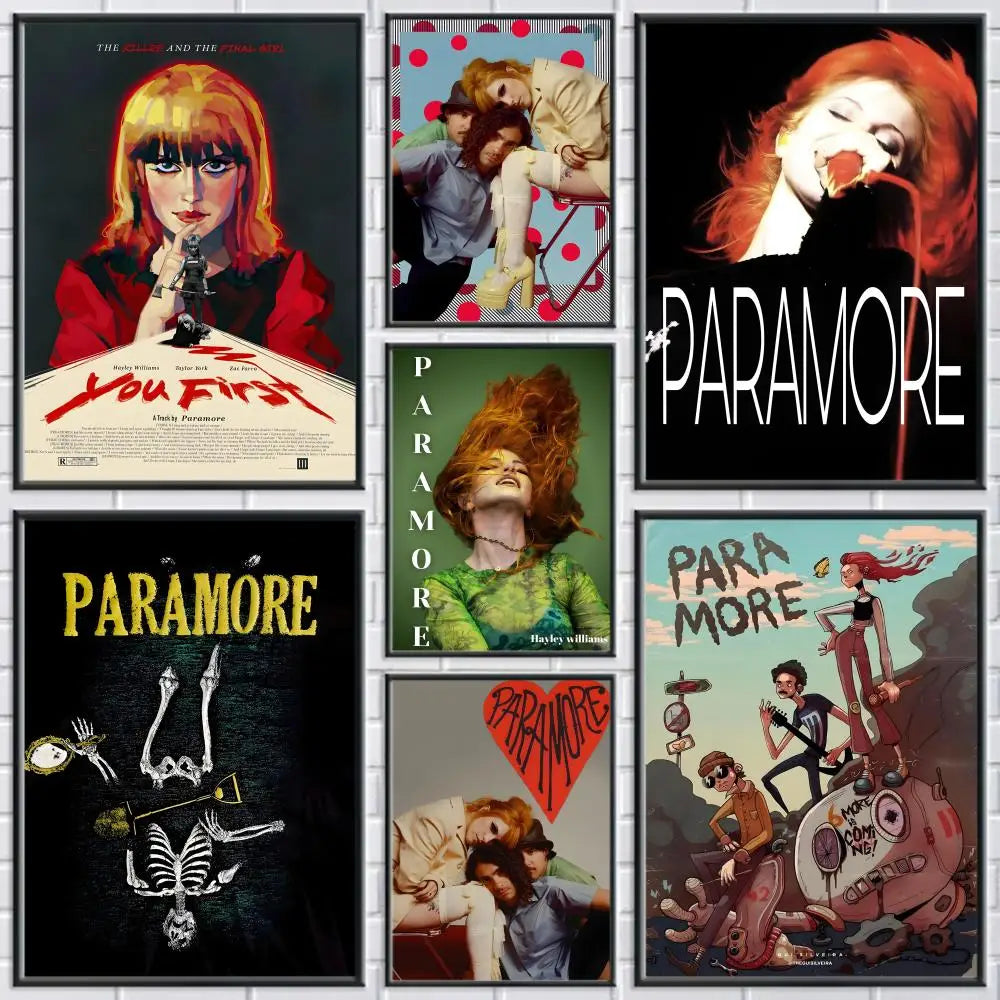 Paramore Band Canvas Wall Art Poster – Unframed Home Decor Canvas Wall Art Axl