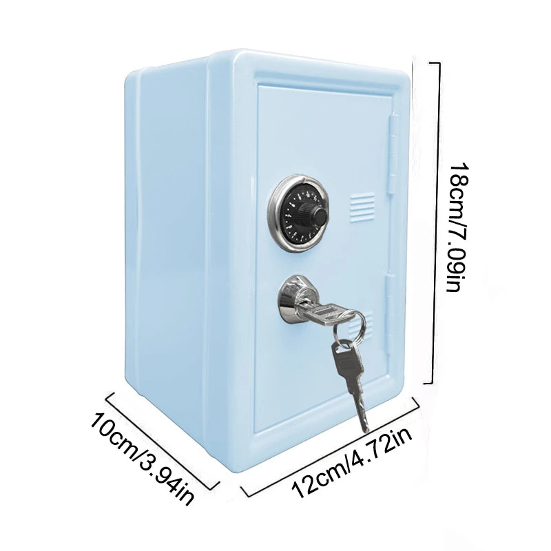 Kids Safe Piggy Bank – Metal Money Box with Lock & Key Kids Piggy Bank Axl E
