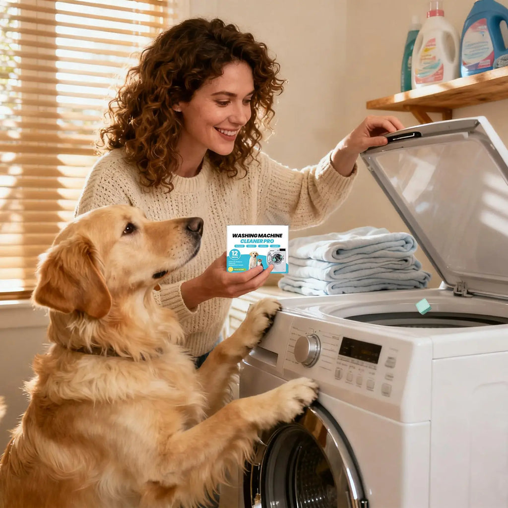 12-Pack Pet Hair Washing Machine Cleaner & Descaler Tablets Washing Machine Cleaner Axl