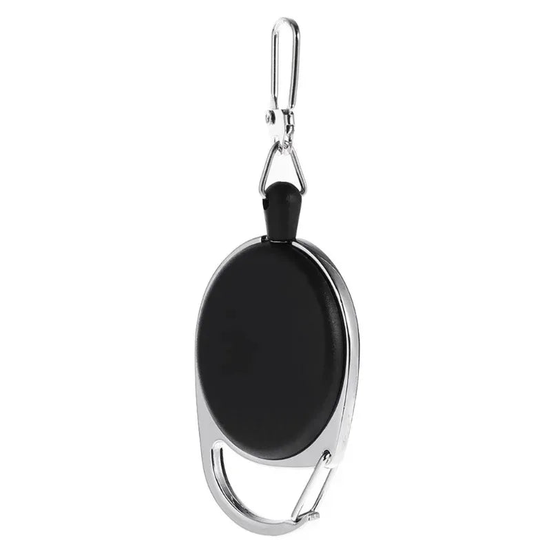 Retractable Carabiner Key Chain – Anti-Loss Badge & Key Reel Retractable Key Reel Axl