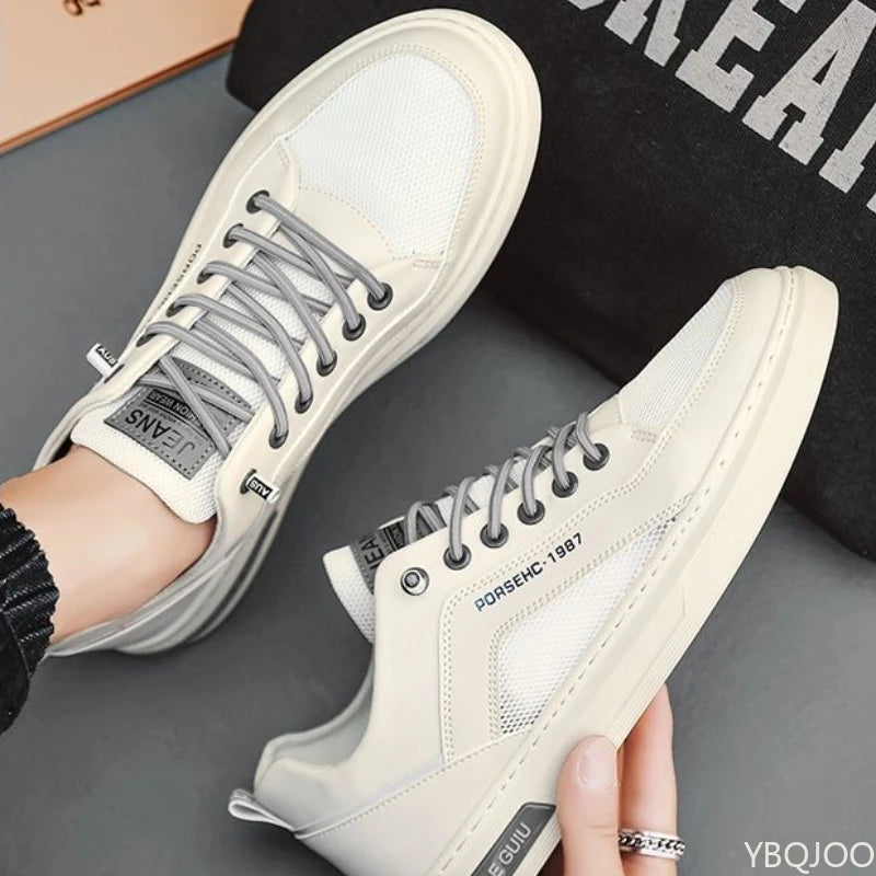 YBQJOO Men's Mesh Sneakers – Lightweight Breathable Casual Shoes Men's Casual Sneakers Axl