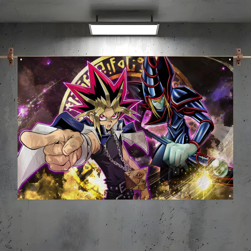 Yu-Gi-Oh Anime Wall Flag – Indoor & Outdoor Banner | 6 Sizes Anime Wall Flag Axl White1 60x90cm