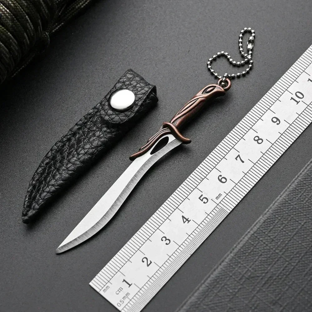 Mini Keychain Pocket Knife – Stainless Steel EDC Box Cutter Keychain Pocket Knife Axl