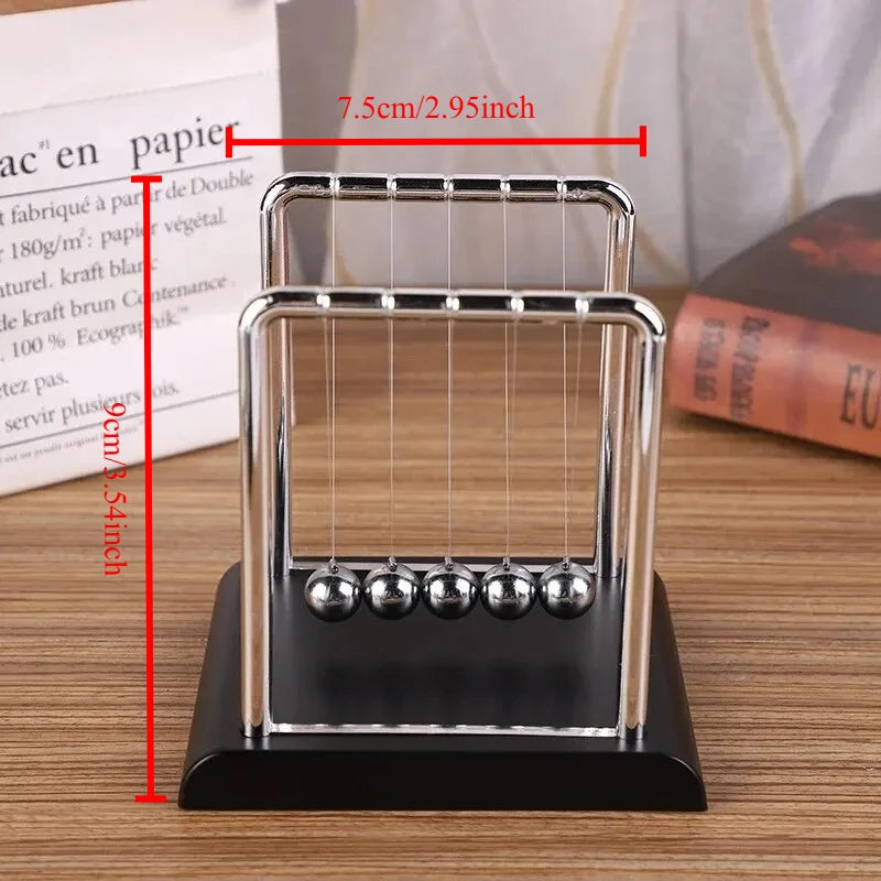 Newton's Cradle Steel Ball Pendulum – Physics Desk Toy & Decor Physics Desk Toy Axl