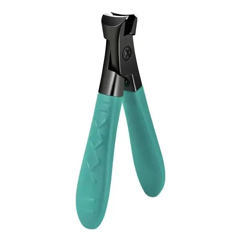 Non-Slip Nail Clipper for Thick Nails – Wide Jaw Stainless Steel Nail Clipper Axl Green
