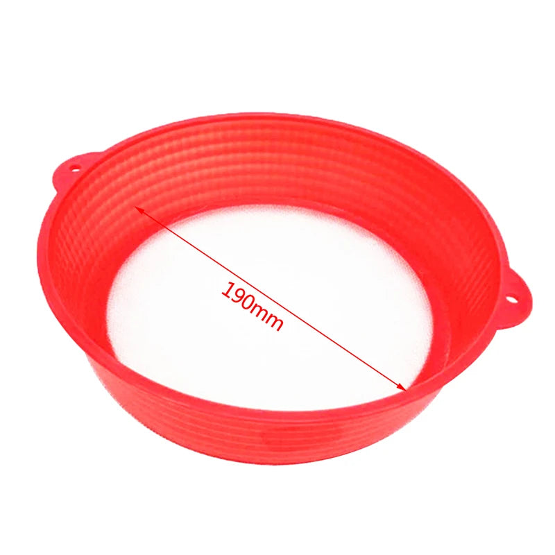 19cm Handheld Plastic Flour Sifter Sieve | Kitchen Strainer Flour Sifter Sieve Axl