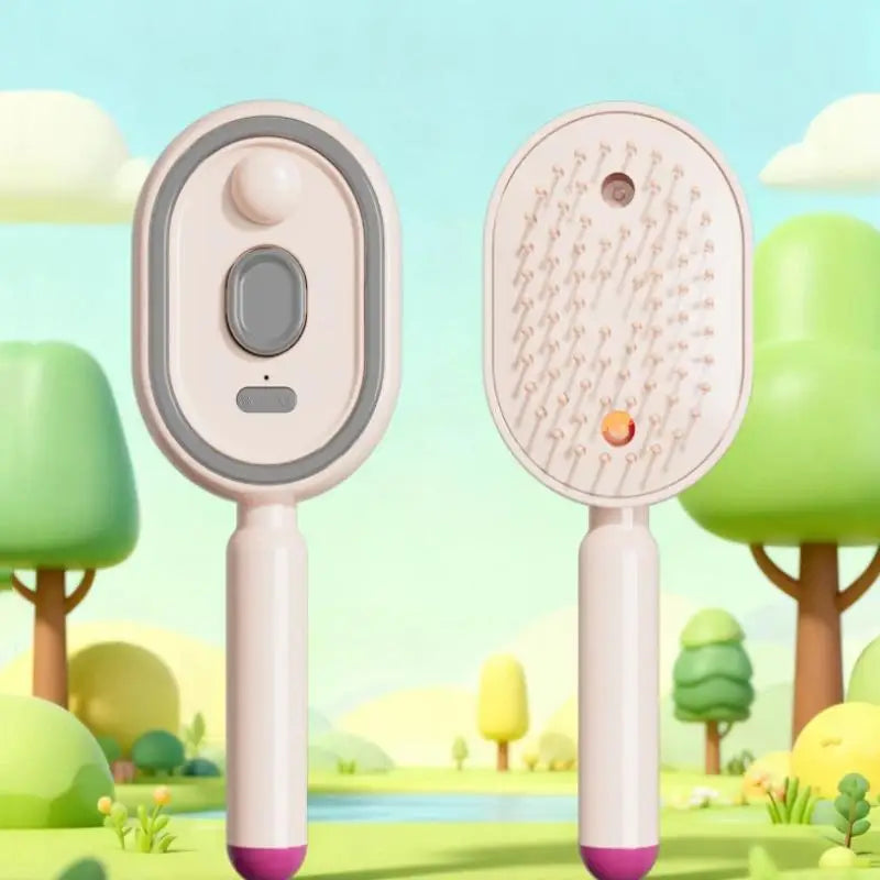 2-in-1 Nano Steam Hair Brush – Anti-Static Misting Comb Steam Hair Brush Axl