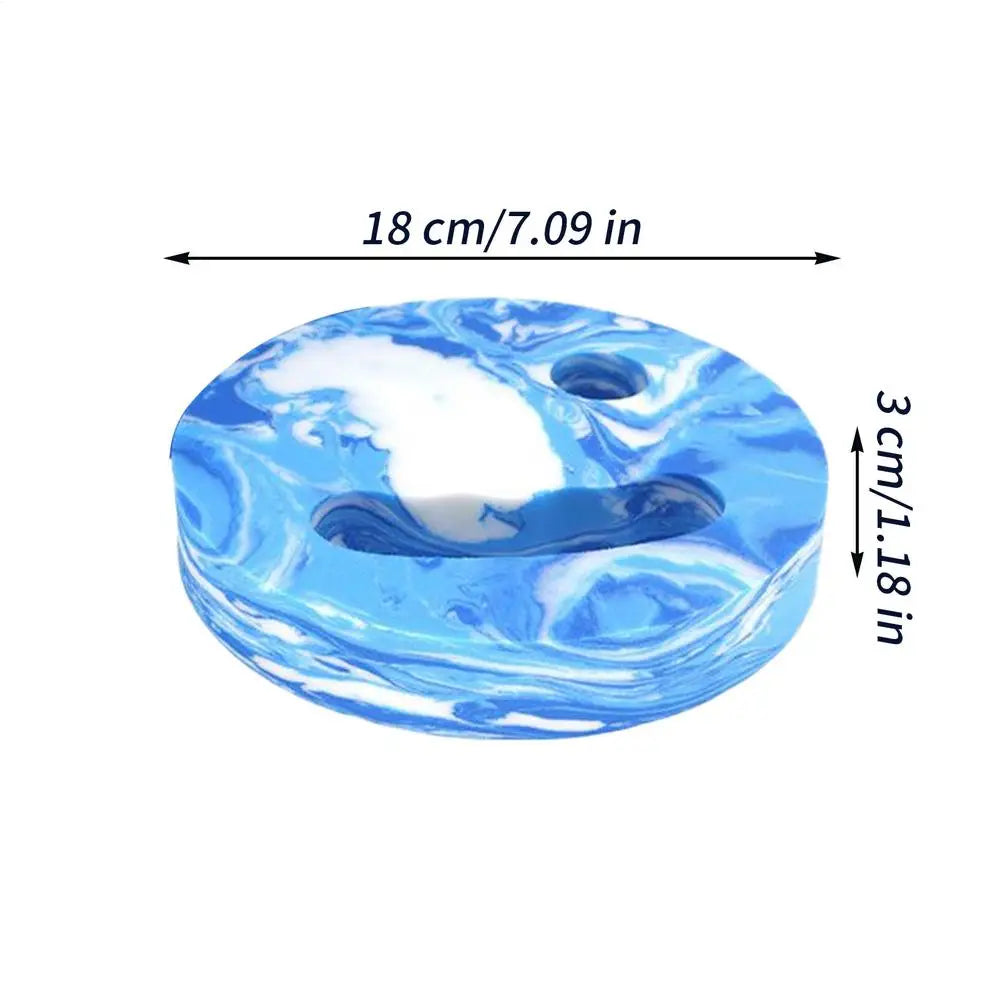2-Pack EVA Foam Aquatic Fitness Discs | Pool Exercise Aid Pool Exercise Discs Axl Blue
