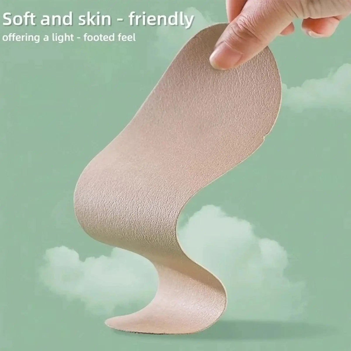 Women's Anti-Slip Adhesive Sandal Insoles | 3/4 Cushion Insert Shoe Insoles Axl