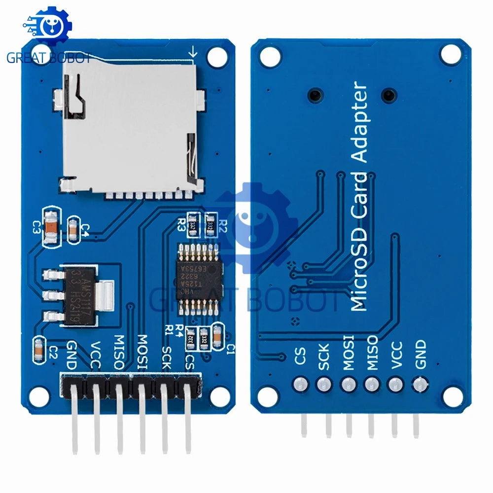Micro SD TF Card Memory Shield SPI Module for Arduino SD Card Module Axl