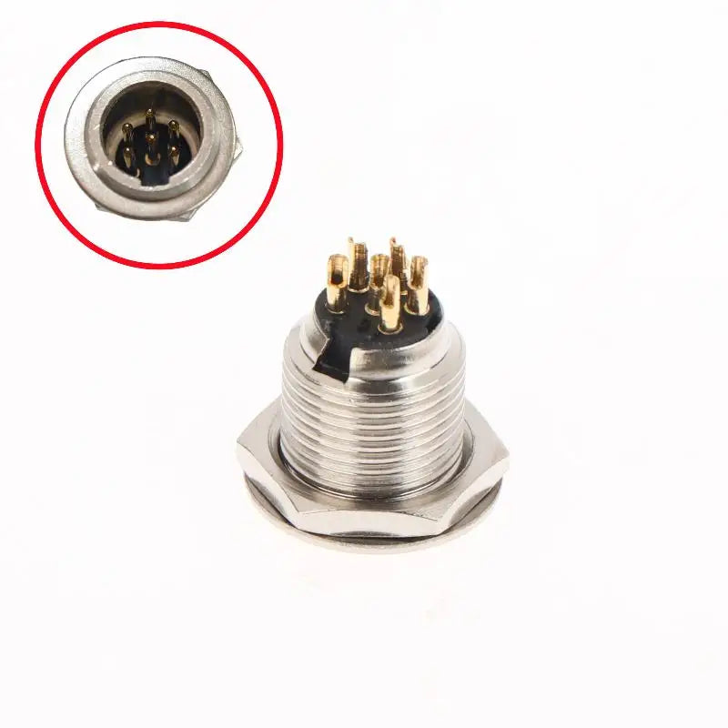 Mini XLR Connector 3/4/5/6 Pin Female Male Plug for Mic Cable Audio XLR Connector Axl 6P Male Socket