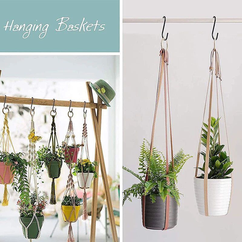 10-Pack S-Hooks Hanging Rack for Kitchen, Bathroom & Storage S-Hooks Set Axl