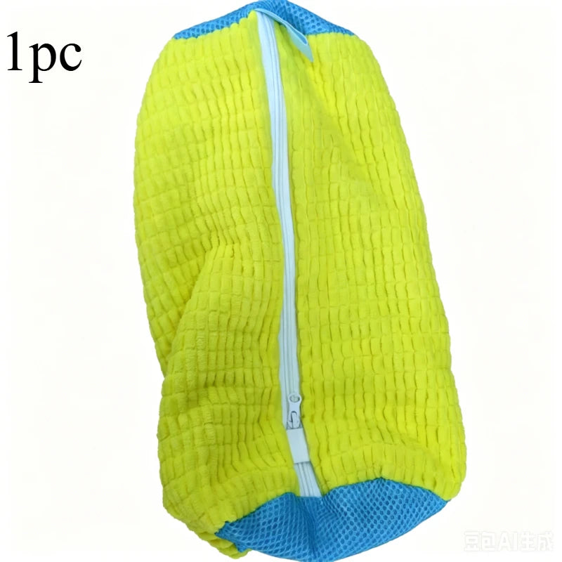 Machine Washable Shoe Laundry Bag – Polyester 1-3 Pack Shoe Laundry Bag Axl Yellow-1pc
