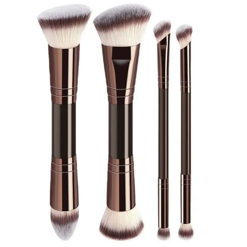 Professional Dual-Ended Makeup Brush Set – 4/5/6 Pcs Travel Makeup Brush Set Axl A1