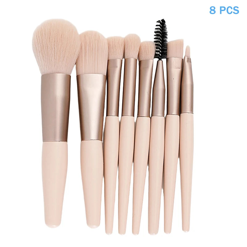 8/13 PCS Makeup Brush Set – Foundation, Powder & Eyeshadow Makeup Brush Set Axl A9