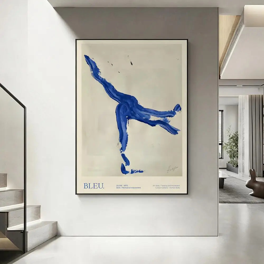Yves Klein Art Poster – HD Modern Wall Decor | Home & Bar Wall Art Poster Axl White9 21X30cmNoframe