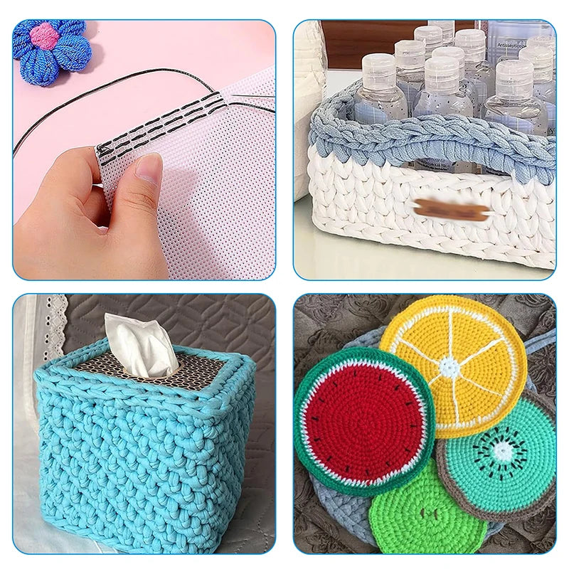 14-Count Plastic Mesh Canvas Sheets for Cross Stitch & DIY Craft Plastic Canvas Sheets Axl
